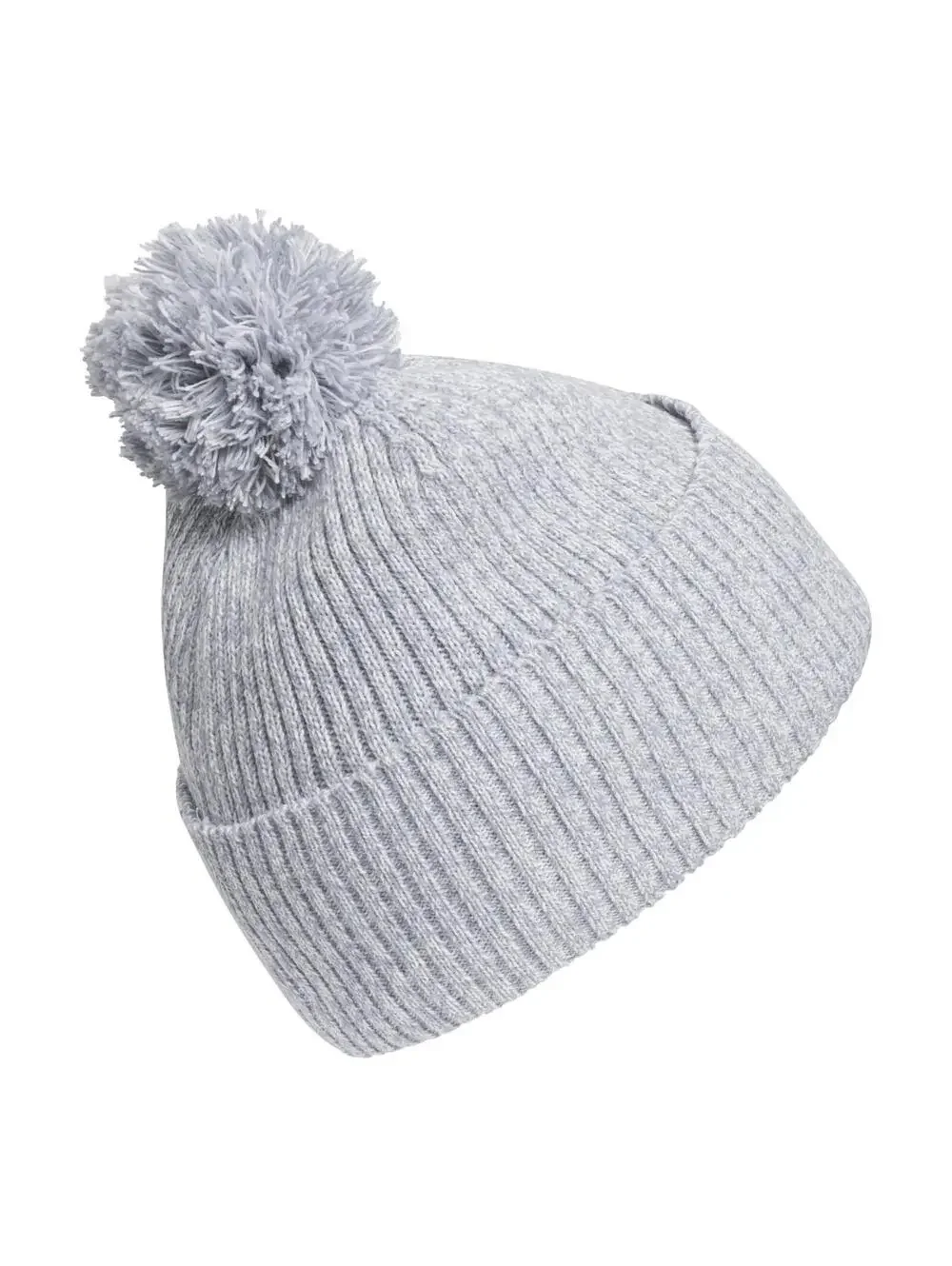 adidas Men's Recon Ballie Beanie with Pom Cuffed Fleece-Lined 983618-B
